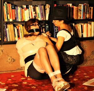 www.joycealexander.net - "The Bookworm And The Librarian", Part I - Photo Set - April 5 thumbnail