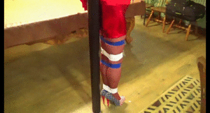 www.joycealexander.net - Hot Pants Bondage: "Miss America Pole Bound" - Pics/Video - July 18 thumbnail